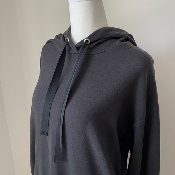 The Drop Women's Iona Long-Sleeve Hooded Mini Sweatshirt Dress - Size M - Picture 10 of 16